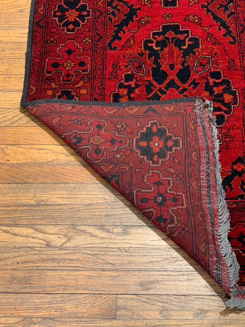 Terkaman Tribal Afghan Oriental Rug, size 2' 9" x 9' 6" (C)