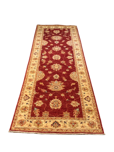 Hand-Knotted Sultanabad Vegetable-Dyed Wool Rug, 2' 10" x 8' 8" (K)