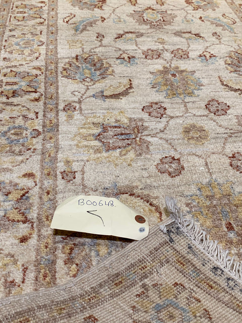 Hand-Knotted Sultanabad Vegetable-Dyed Wool Rug, 2' 5"x 11' 1"  (K)