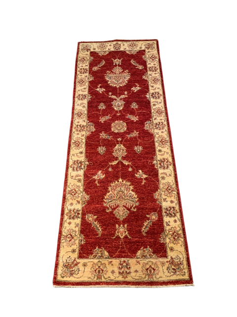 Hand-Knotted Sultanabad Vegetable-Dyed Wool Rug, 2' 6" x 6' 10"  (K)