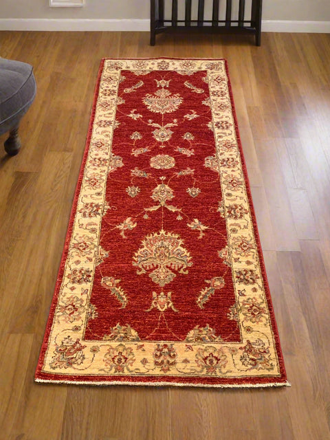 Hand-Knotted Sultanabad Vegetable-Dyed Wool Rug, 2' 6" x 6' 10"  (K)