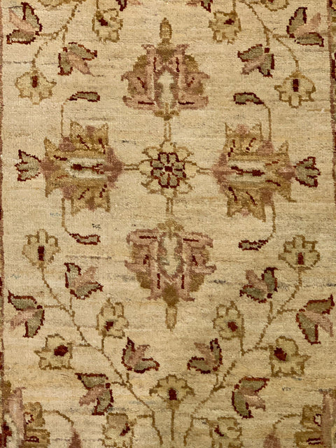 Hand-Knotted Sultanabad Vegetable-Dyed Wool Rug, 2' 8" x 11' 6"  (K)