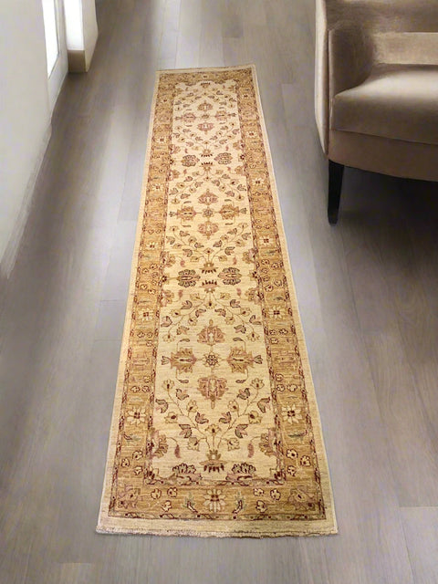 Hand-Knotted Sultanabad Vegetable-Dyed Wool Rug, 2' 8" x 11' 6"  (K)