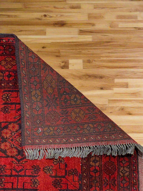 Terkaman Tribal Afghan Oriental Rug, 2' 7" x 6' 8" (C)