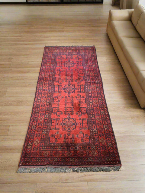 Terkaman Tribal Afghan Oriental Rug, 2' 7" x 6' 8" (C)