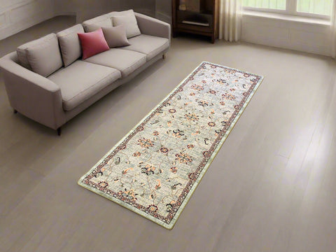 Persian-Inspired. Modern Defined. Turkish Made Rug, 2' x 5' 10"(O)