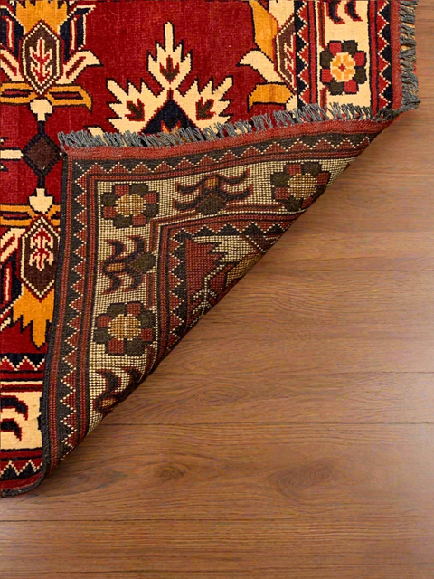 Terkaman Tribal Afghan Oriental Rug, size 2' 10" x 4' 4" (Q)