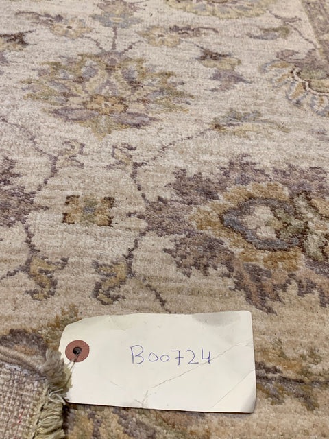 Hand-Knotted Sultanabad Vegetable-Dyed Wool Rug, 2' 6" x 9' 6" (K)