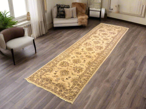 Hand-Knotted Sultanabad Vegetable-Dyed Wool Rug, 2' 6" x 9' 6" (K)