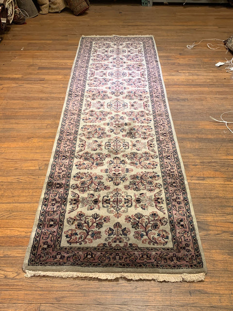 Sultanabad 100% wool Hand Made Rug, 2' 9" x 10' (P)
