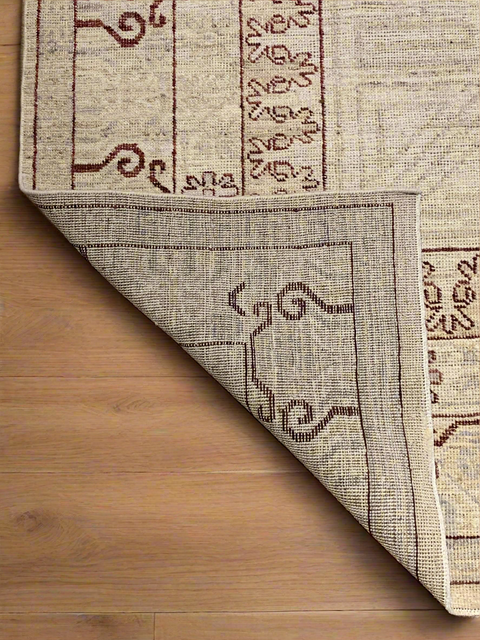 Khotan Pomegranate design Oriental Rug, 8' 5" x 10' 1" (D)