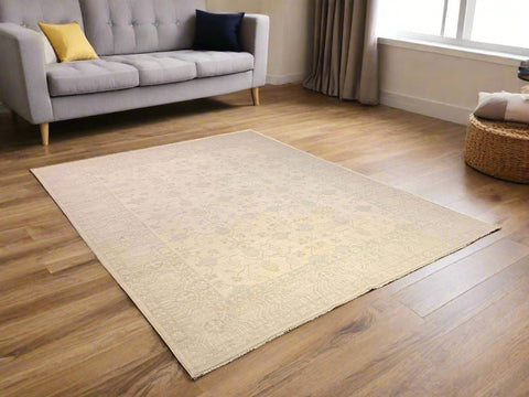 Khotan Pomegranate design Oriental Rug, 8' x 10' (D)