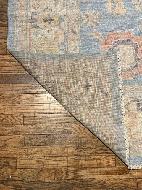 Hand-Knotted Sultanabad Vegetable-Dyed Wool Rug, 8' 1" x 9' 11" (K)