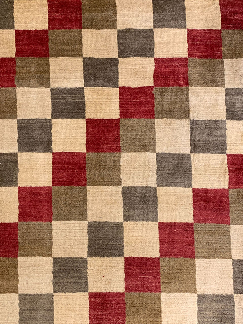 Hand-Knotted Sultanabad Vegetable-Dyed Wool Rug, 8' 10" x 9' 3"  (K)