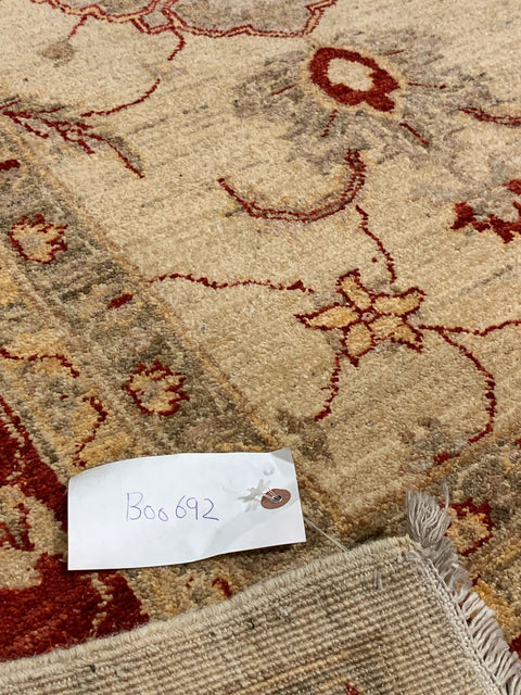 Hand-Knotted Sultanabad Vegetable-Dyed Wool Rug, 8' 3" x 9' 3" (K)