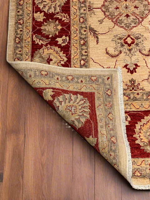 Hand-Knotted Sultanabad Vegetable-Dyed Wool Rug, 8' 3" x 9' 3" (K)