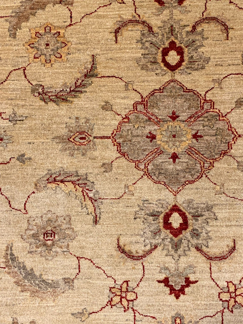 Hand-Knotted Sultanabad Vegetable-Dyed Wool Rug, 8' 3" x 9' 3" (K)