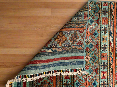 Hand-Knotted Sultanabad Vegetable-Dyed Wool Rug, 8' 3" x 9' 10"  (K)