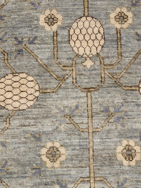 Khotan Pomegranate design Oriental Rug, size 8" x 10"  (D)