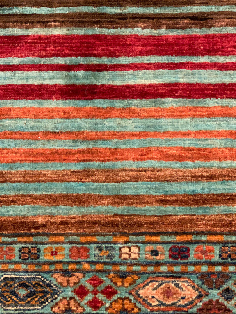 Hand-Knotted Sultanabad Vegetable-Dyed Wool Rug, 8' 3" x 9' 10"  (K)
