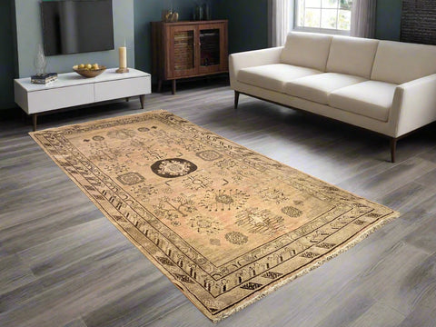 Antique Khotan Samarkand Rug, circa 1910's, 6' 2" x 11' 7"