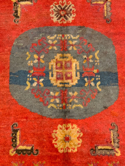 Antique Khotan Samarkand Rug, circa 1910's, 6' x 11' 5"