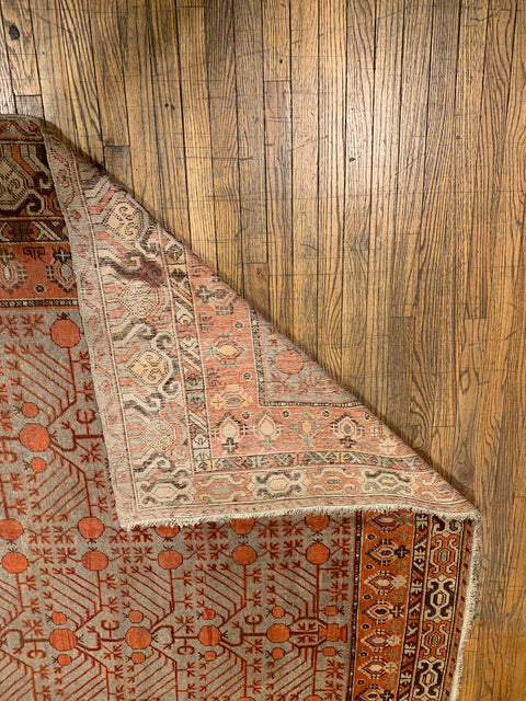 Antique Khotan Samarkand Rug, circa 1910's, 6' 8" x 13' 7"