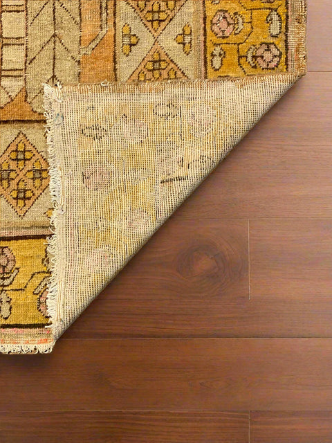 Antique Khotan Samarkand Rug, Tea Pot Design circa 1910's, 5' x 10'