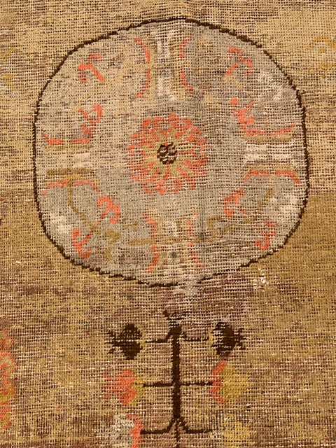 Antique Khotan Samarkand Rug, circa 1910's, 5' x 9'