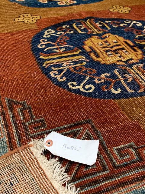 Antique Khotan Samarkand Rug, circa 1910's, 4' 10" x 10' 2"