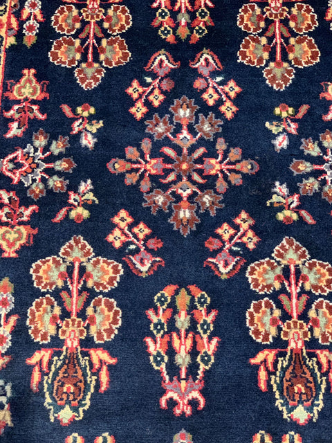 Sultanabad 100% wool Hand Made Rug 2' 10" x 4' 11" (P)