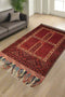 Terkaman Tribal Afghan Oriental Rug,  3' 6" x 5' 6" (C)