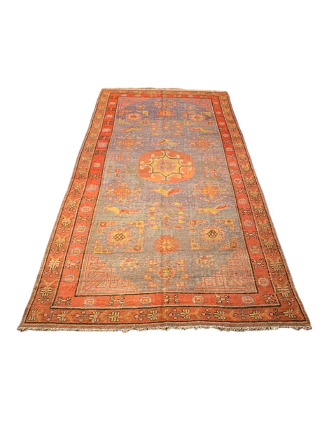 Antique Khotan Samarkand Rug, circa 1910's, 6' 1" x 12' 1"