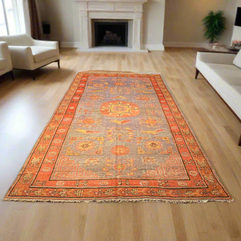 Antique Khotan Samarkand Rug, circa 1910's, 6' 1" x 12' 1"