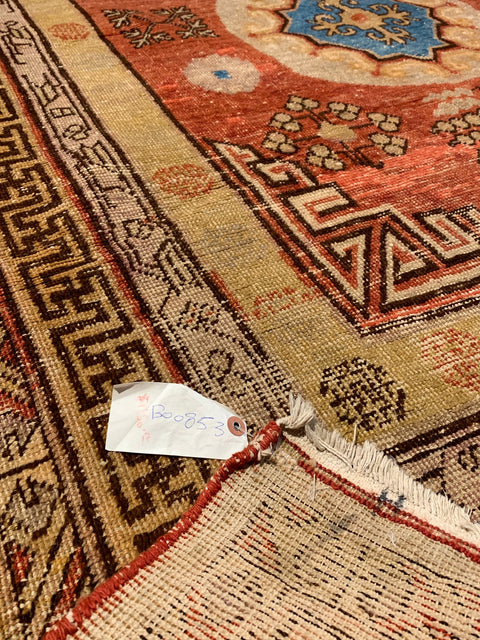 Antique Khotan Samarkand Rug, circa 1910's, 4' 10" x 10' 1"