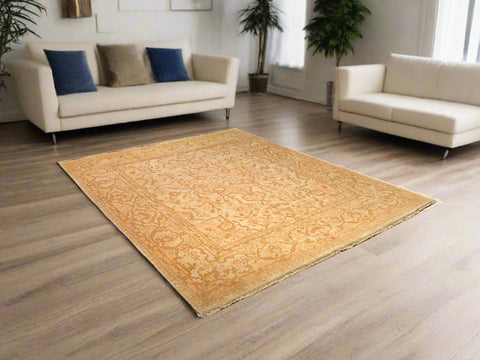 Sultanabad 100% wool Hand Made Rug, 7' 10" x 10' (P)
