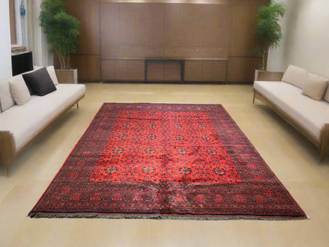 Terkaman Tribal Baluch Oriental Rug, 8' x 11' (A)