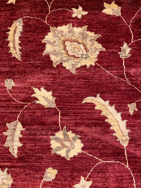 Hand-Knotted Sultanabad Vegetable-Dyed Wool Rug, 8' x 9' 7" (K)