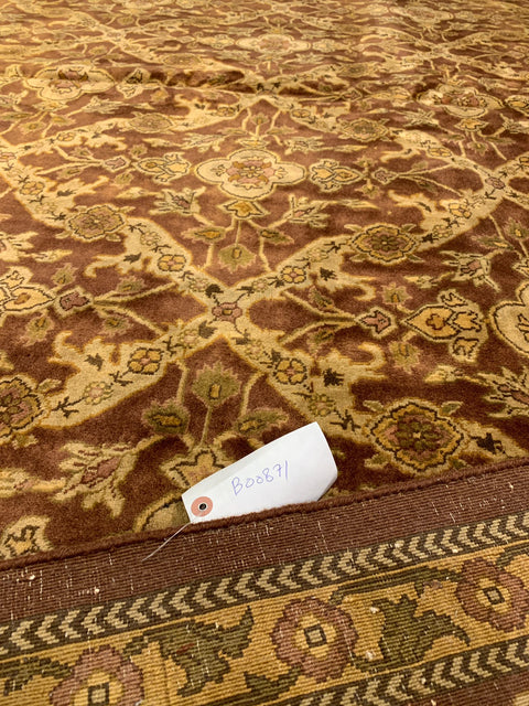 Sultanabad 100% wool Hand Made Rug, 7' 9" x 9' 8" (P)