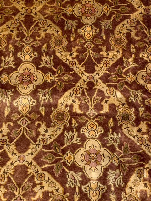 Sultanabad 100% wool Hand Made Rug, 7' 9" x 9' 8" (P)