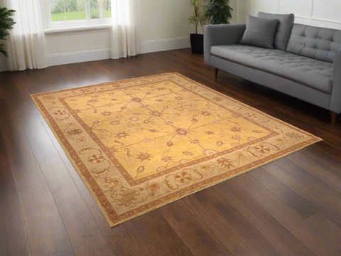 Afghan Kilim Handwoven flatweave Rug, 8' x 10' (Y)