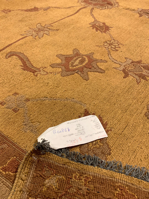 Afghan Kilim Handwoven flatweave Rug, 8' x 10' (Y)