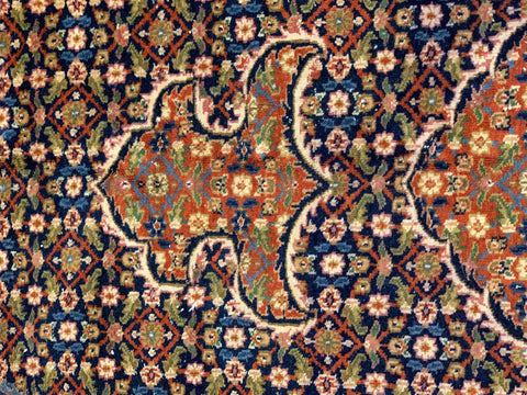 Exquisite 100% Silk Persian Design Rug – Elegant and Luxurious, 8' x 10' (H)