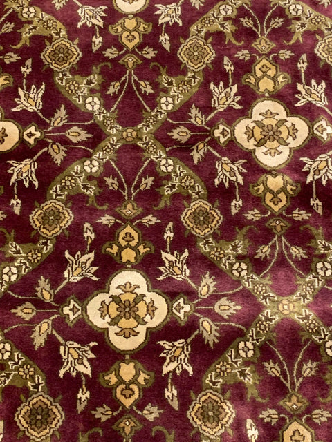 Sultanabad 100% wool Hand Made Rug, 7' 8" x 9' 8" (p)