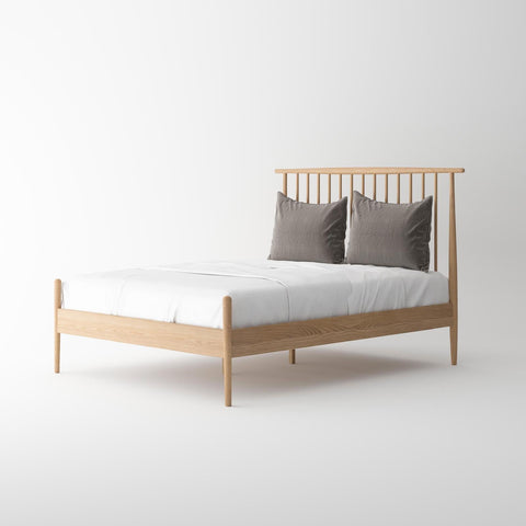 Isabella Mid Century Bedroom Set - Solid American White Oak