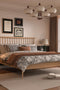 Isabella Mid Century Bed Frame - Solid American White Oak