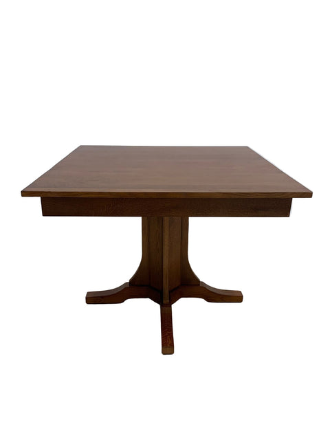 Mission Quarter Sawn Oak Square Dining Table Set - 42"