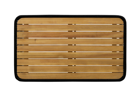Alpine Teak outdoor collection Black Rope Coffee table