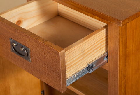 Mission Quarter Sawn Oak 1 Door/Drawer Nightstand Michael Cherry-MC-A