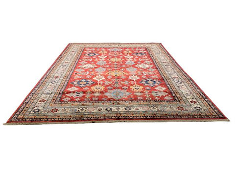 Kazak Handwoven 100% Wool Rug 8' x 10' | Crafters And Weavers